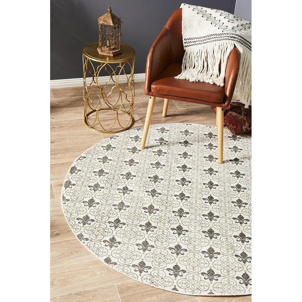 Lunar Printed Silver - ICONIC RUGS