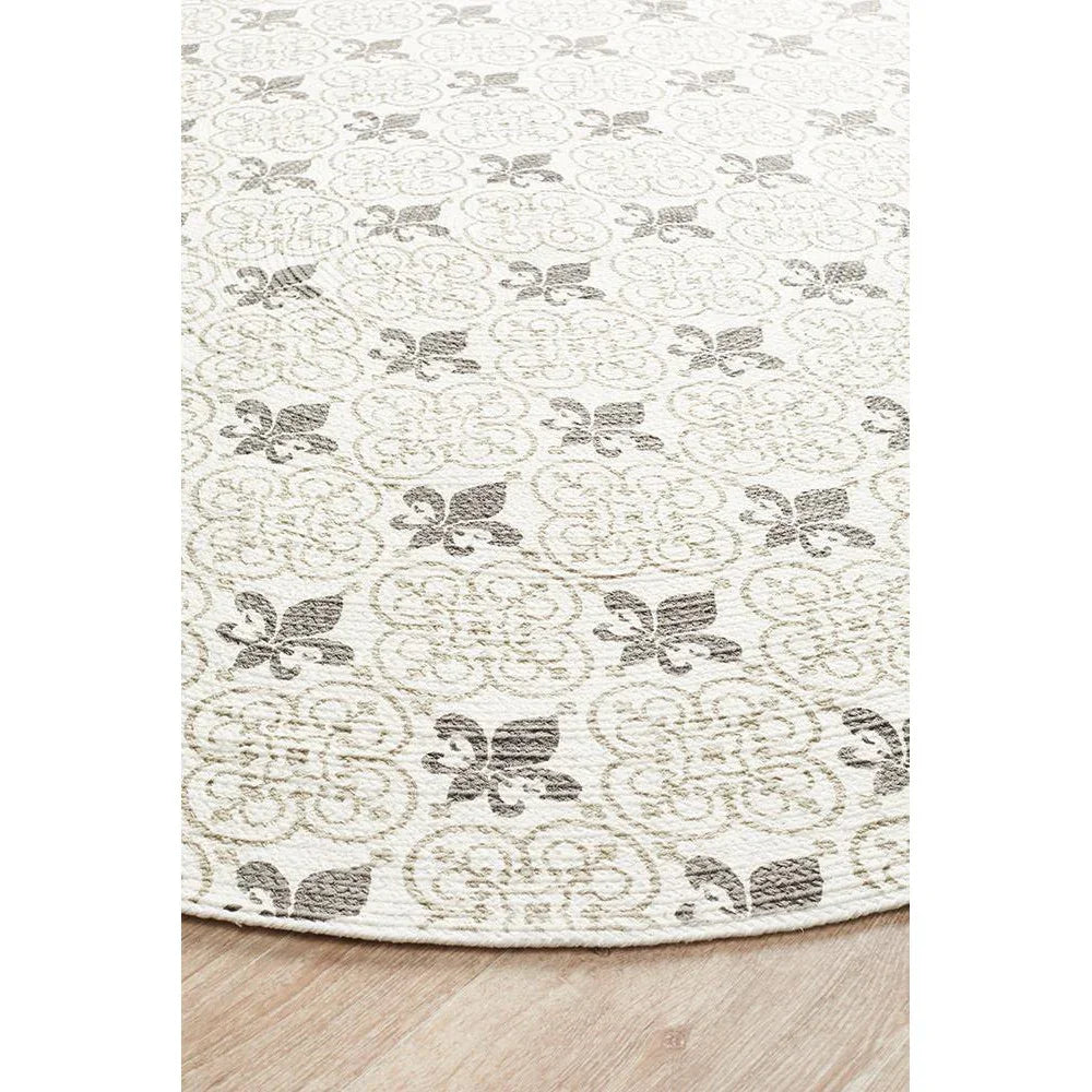 Lunar Printed Silver - ICONIC RUGS