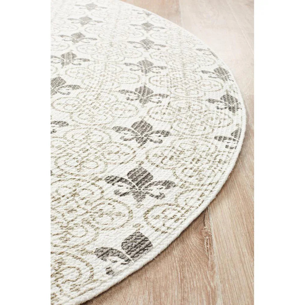 Lunar Printed Silver - ICONIC RUGS
