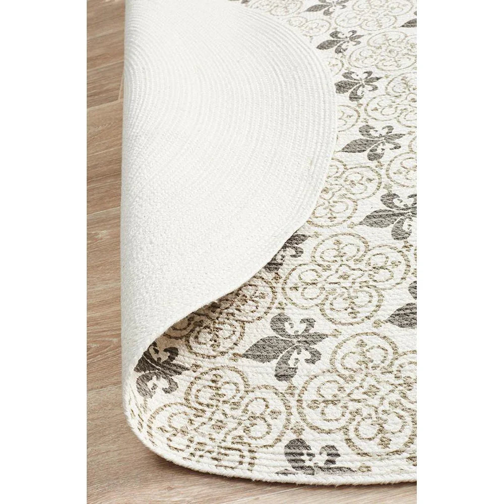 Lunar Printed Silver - ICONIC RUGS