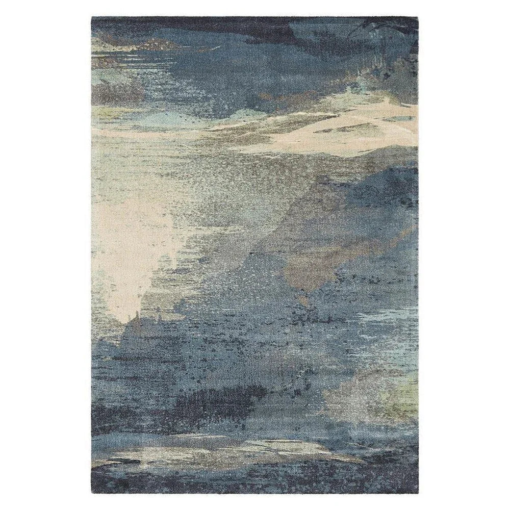 City Monet Stunning Blue Rug - ICONIC RUGS