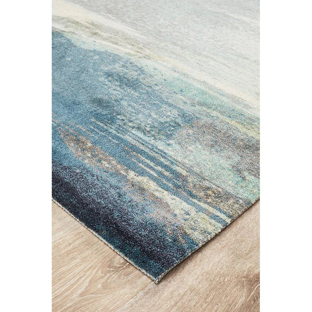 City Monet Stunning Blue Rug - ICONIC RUGS