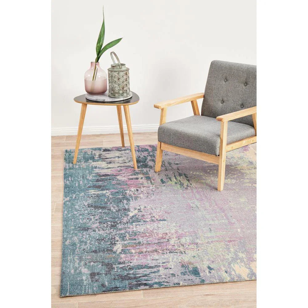 City Monet Stunning Violet Rug - ICONIC RUGS
