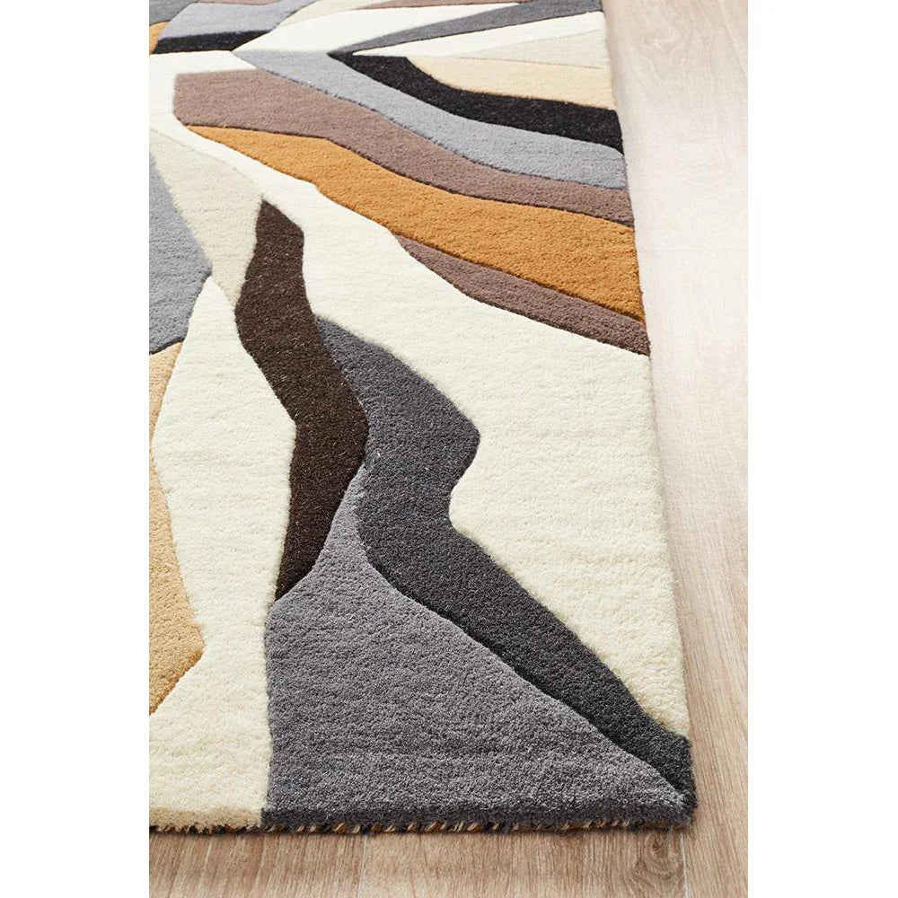 Matrix Pure Wool Fossil Rug