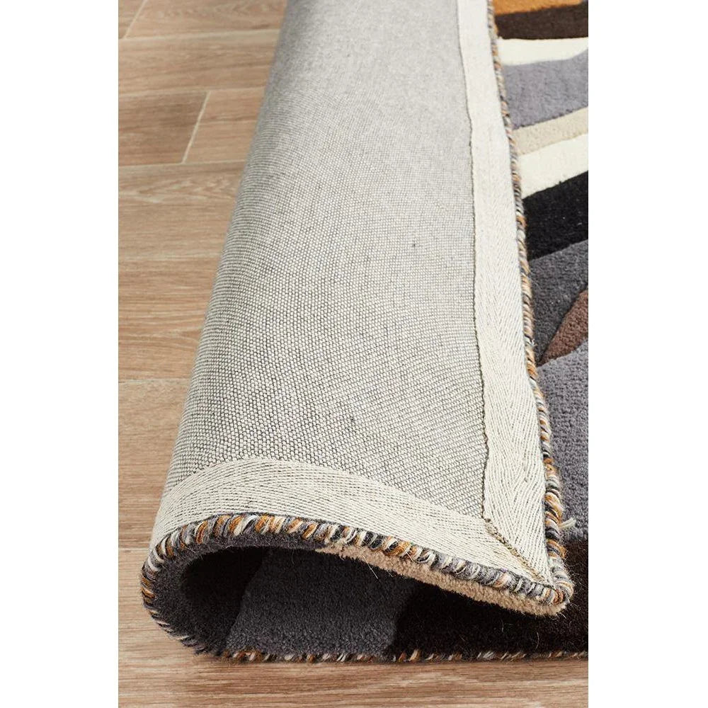 Matrix Pure Wool Fossil Rug
