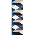 Matrix Pure Wool Steel Runner Rug Rug - ICONIC RUGS