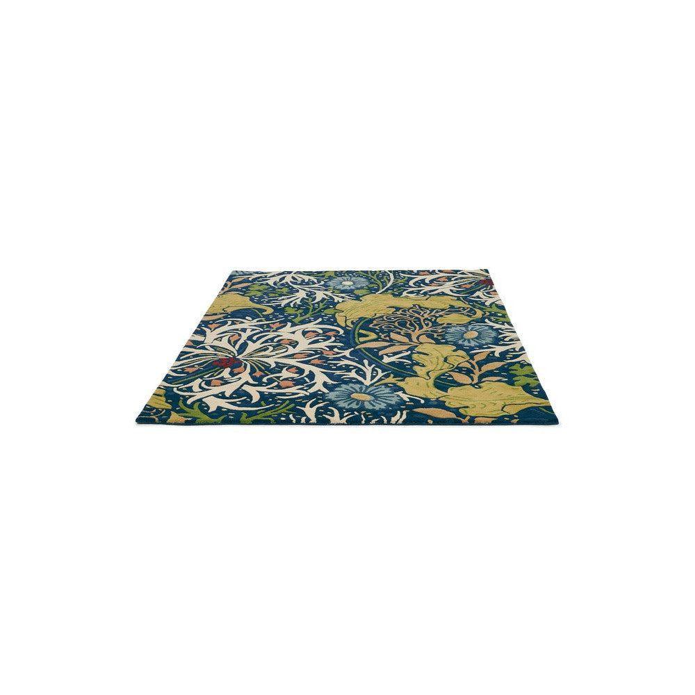 Morris & Co Seaweed Ink Wool Designer Rug
