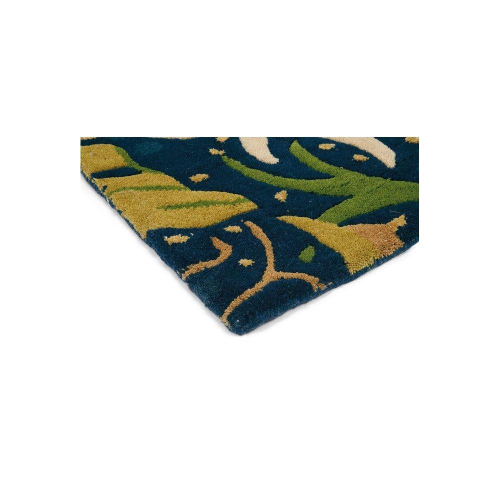 Morris & Co Seaweed Ink Wool Designer Rug