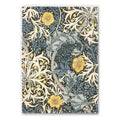 Morris & Co Seaweed Teal Wool Designer Rug