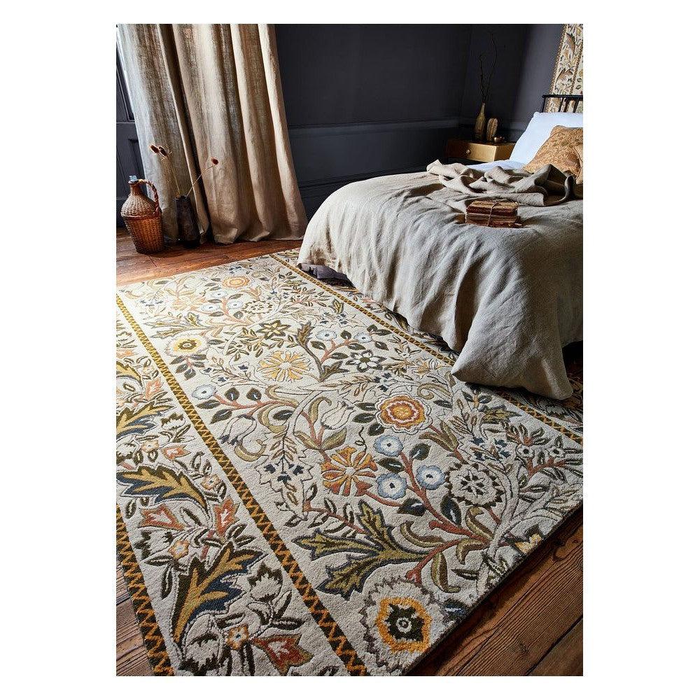 Morris & Co Wilhelmina Linen Pure Wool Designer Rug