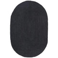 Bondi Black Oval Rug - ICONIC RUGS