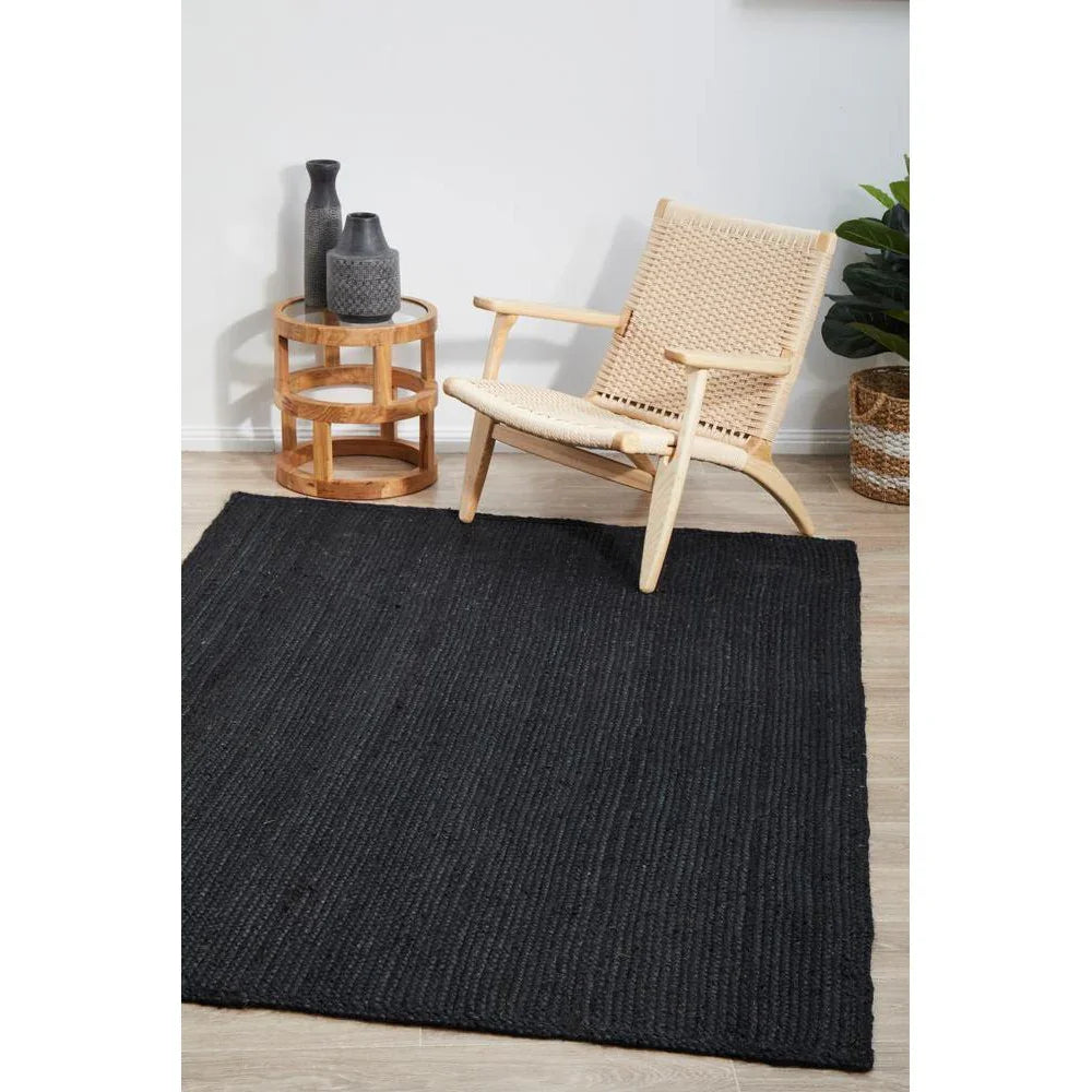 Bondi Black Rug - ICONIC RUGS