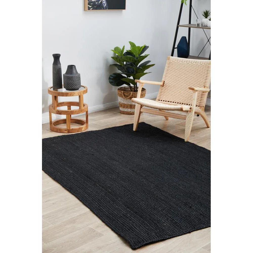 Bondi Black Rug - ICONIC RUGS