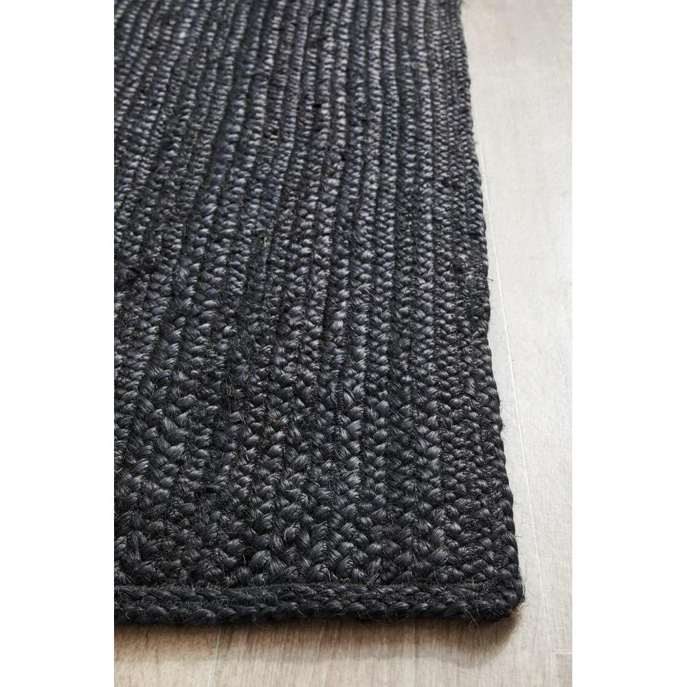 Bondi Black Runner Rug - ICONIC RUGS