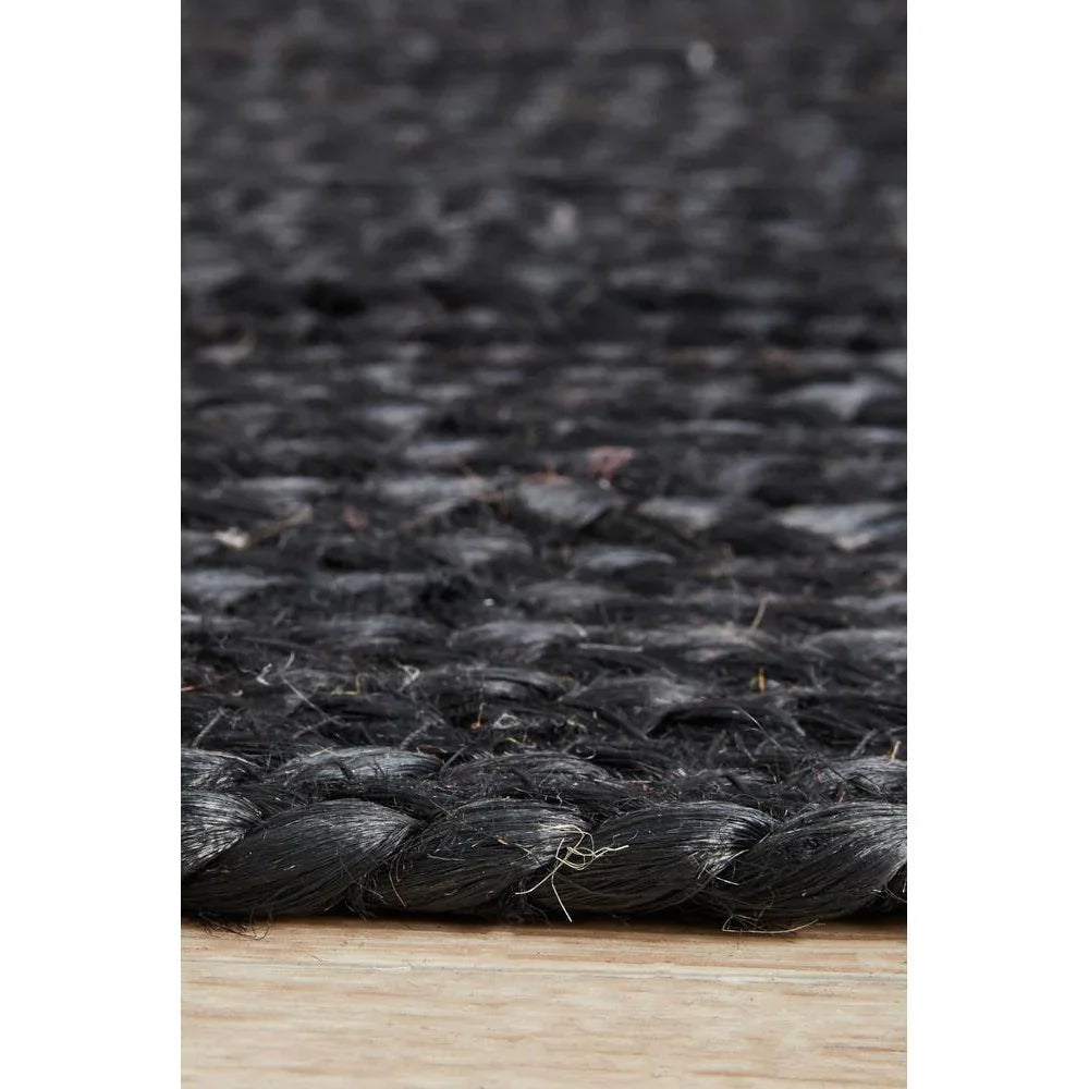 Bondi Black Runner Rug - ICONIC RUGS