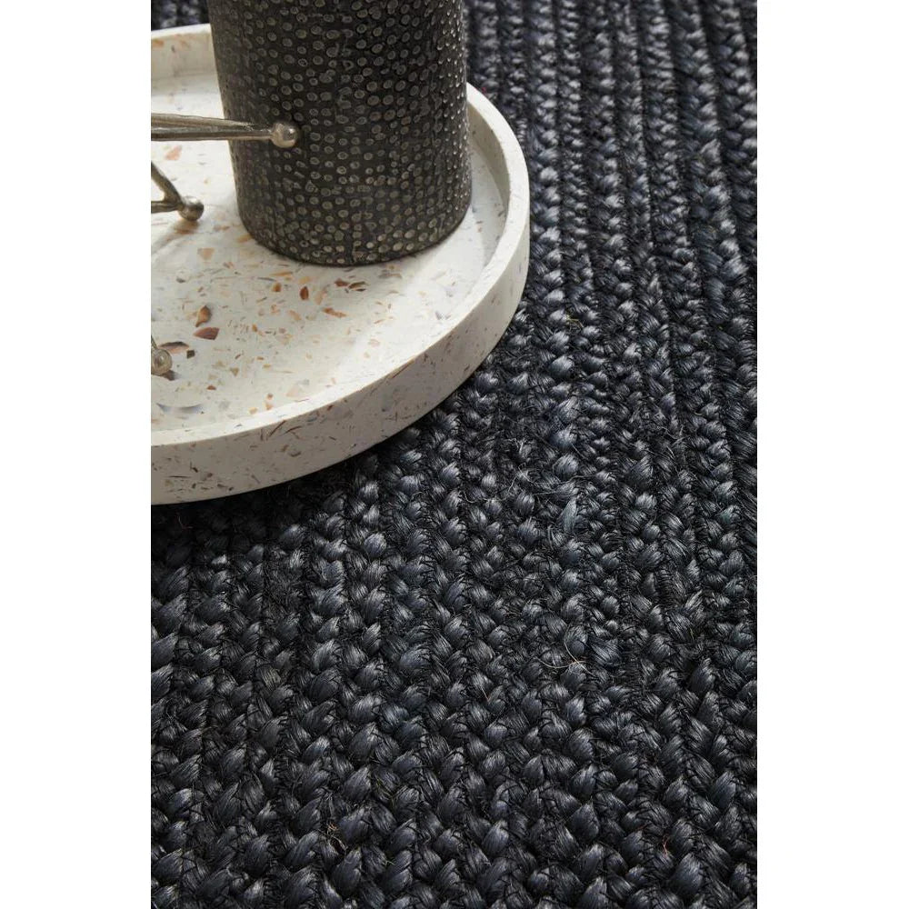 Bondi Black Runner Rug - ICONIC RUGS
