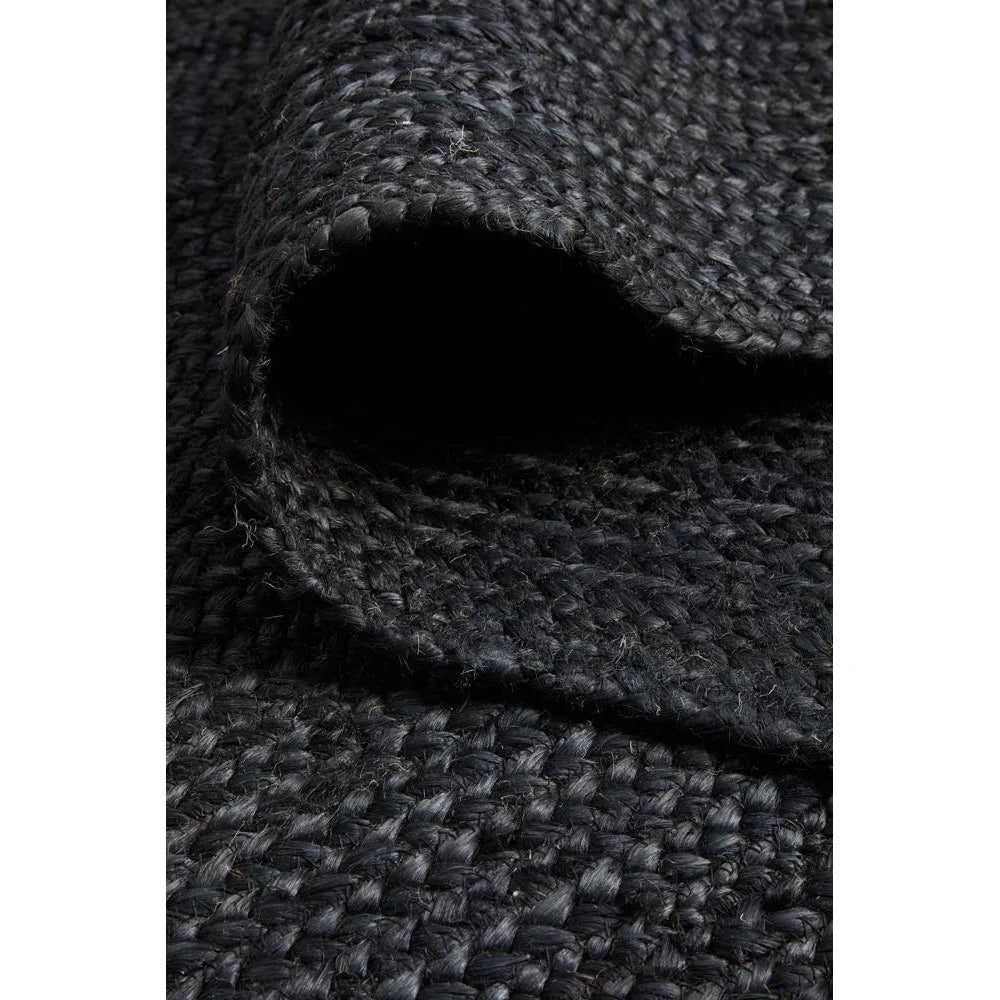 Bondi Black Runner Rug - ICONIC RUGS