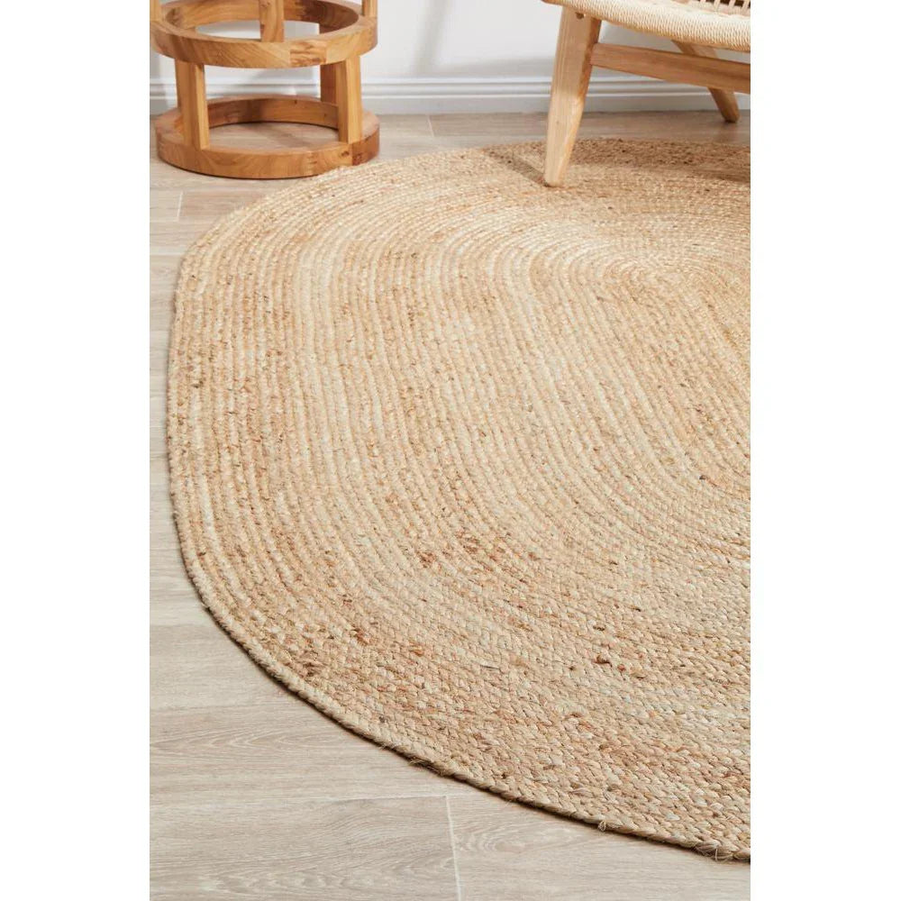 Bondi Natural Oval Rug - ICONIC RUGS