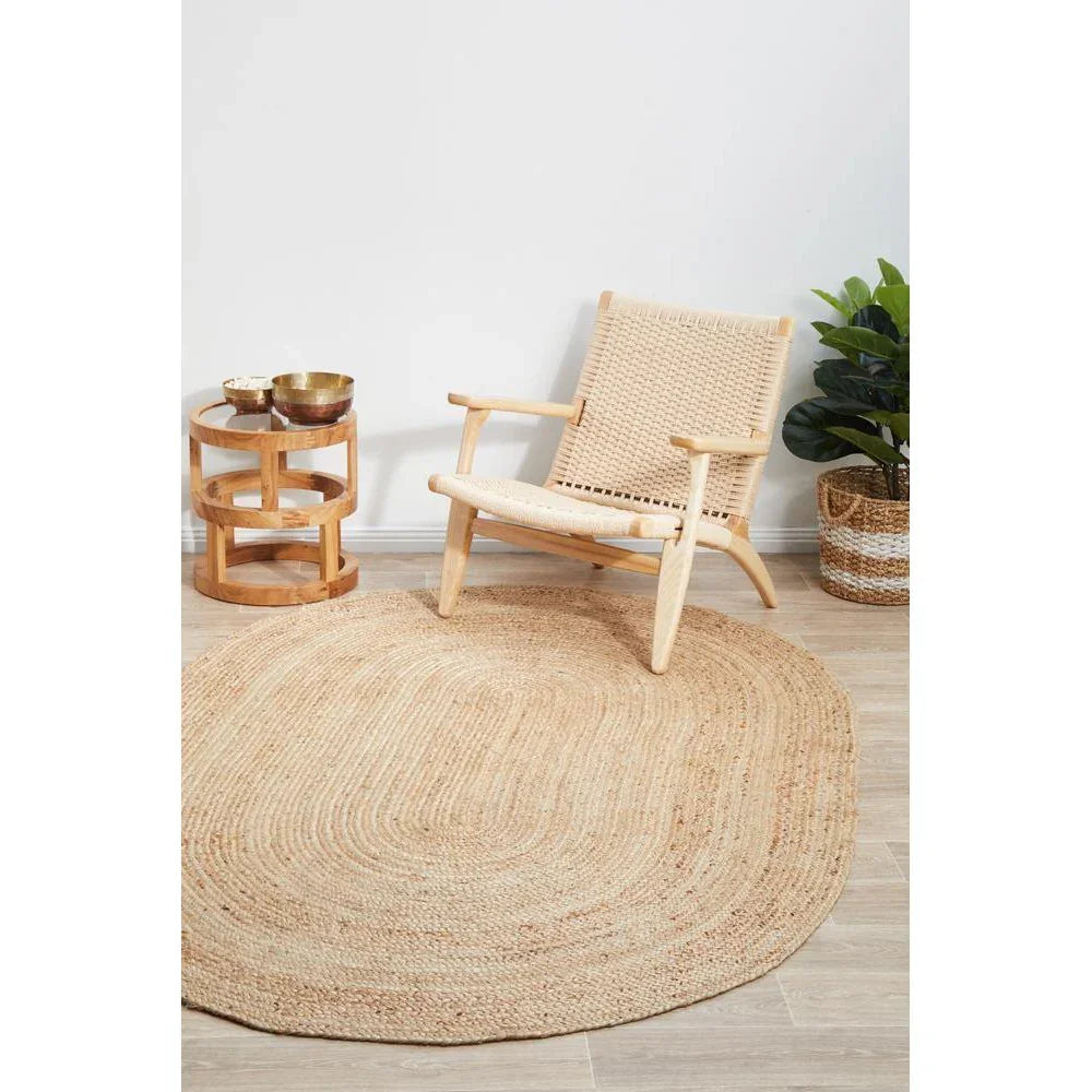 Bondi Natural Oval Rug - ICONIC RUGS
