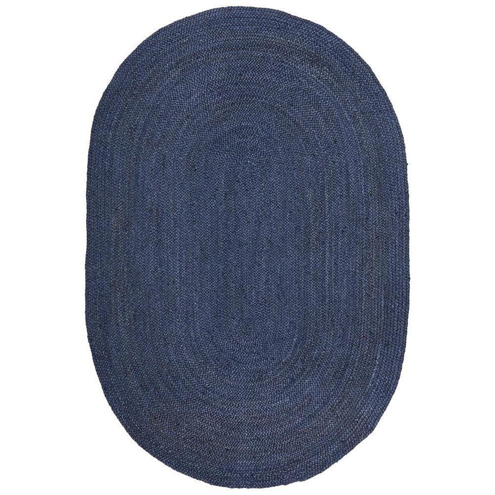 Bondi Navy Oval Rug - ICONIC RUGS