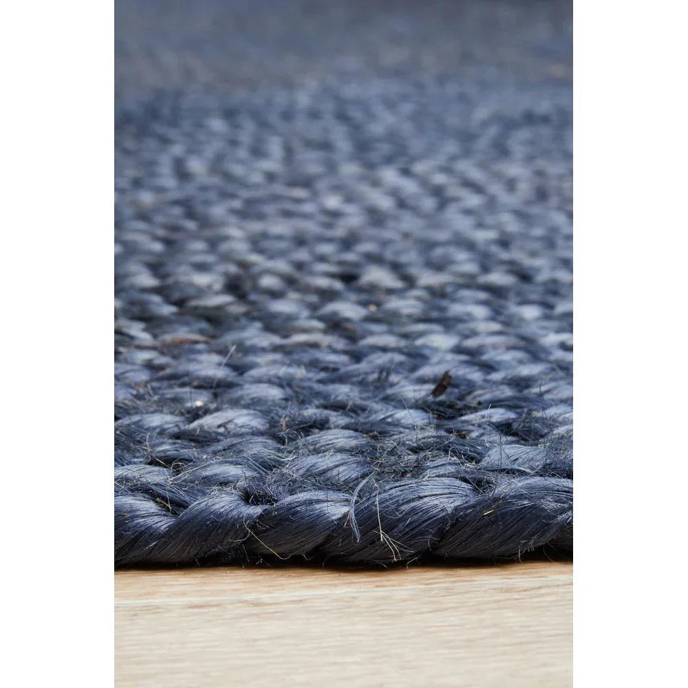 Bondi Navy Oval Rug - ICONIC RUGS