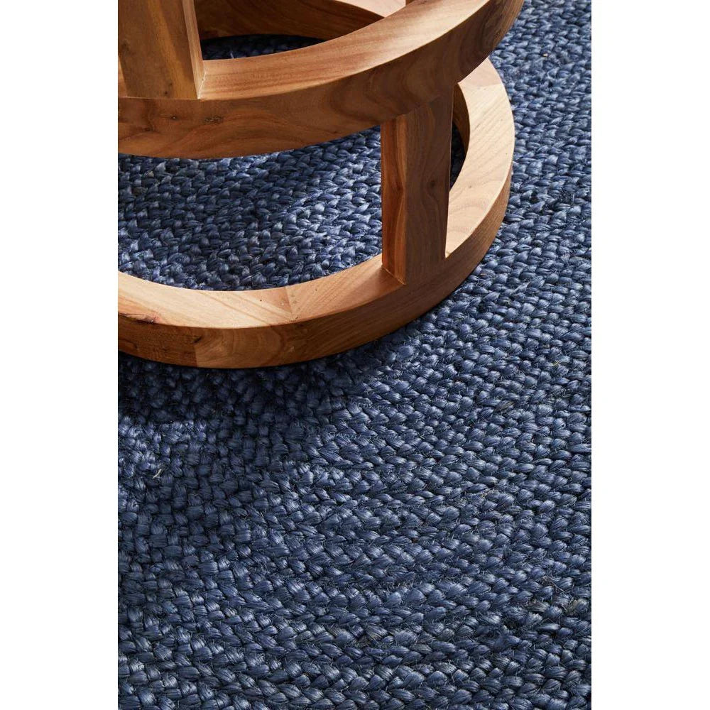 Bondi Navy Oval Rug - ICONIC RUGS