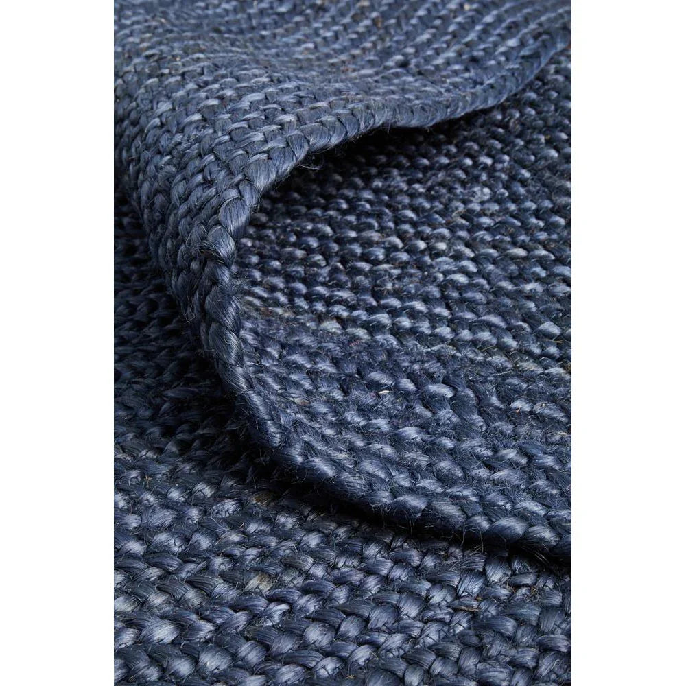 Bondi Navy Oval Rug - ICONIC RUGS