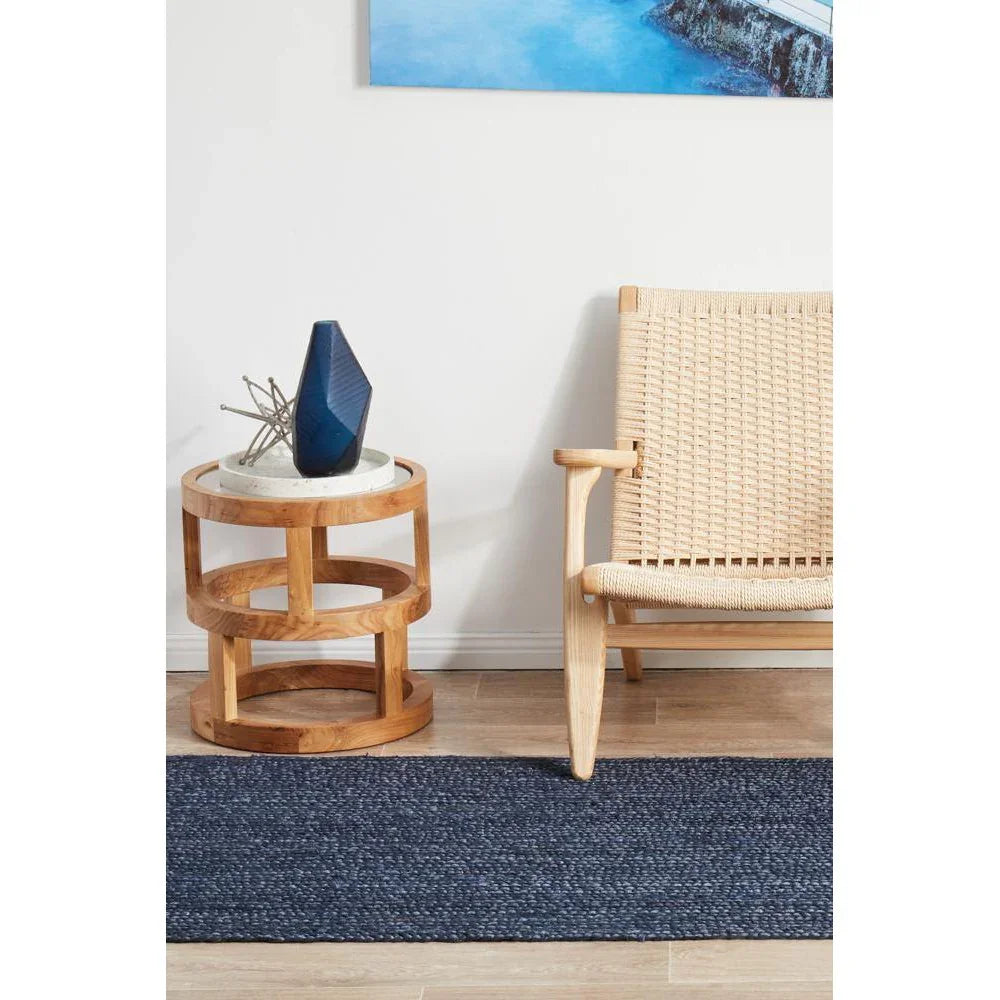 Bondi Navy Runner Rug - ICONIC RUGS