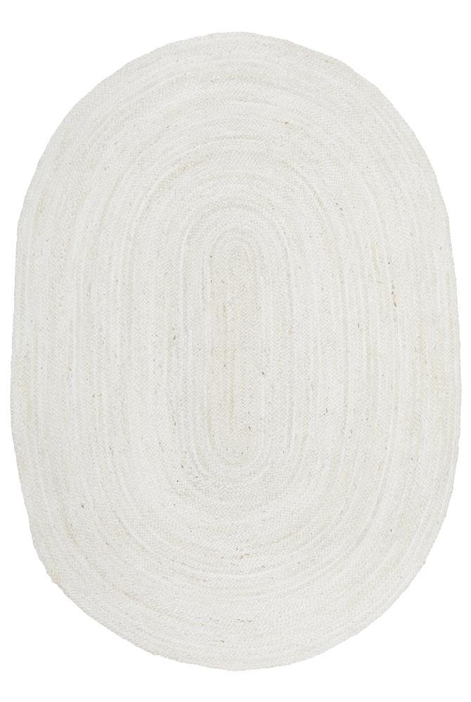 Bondi White Oval Rug - ICONIC RUGS