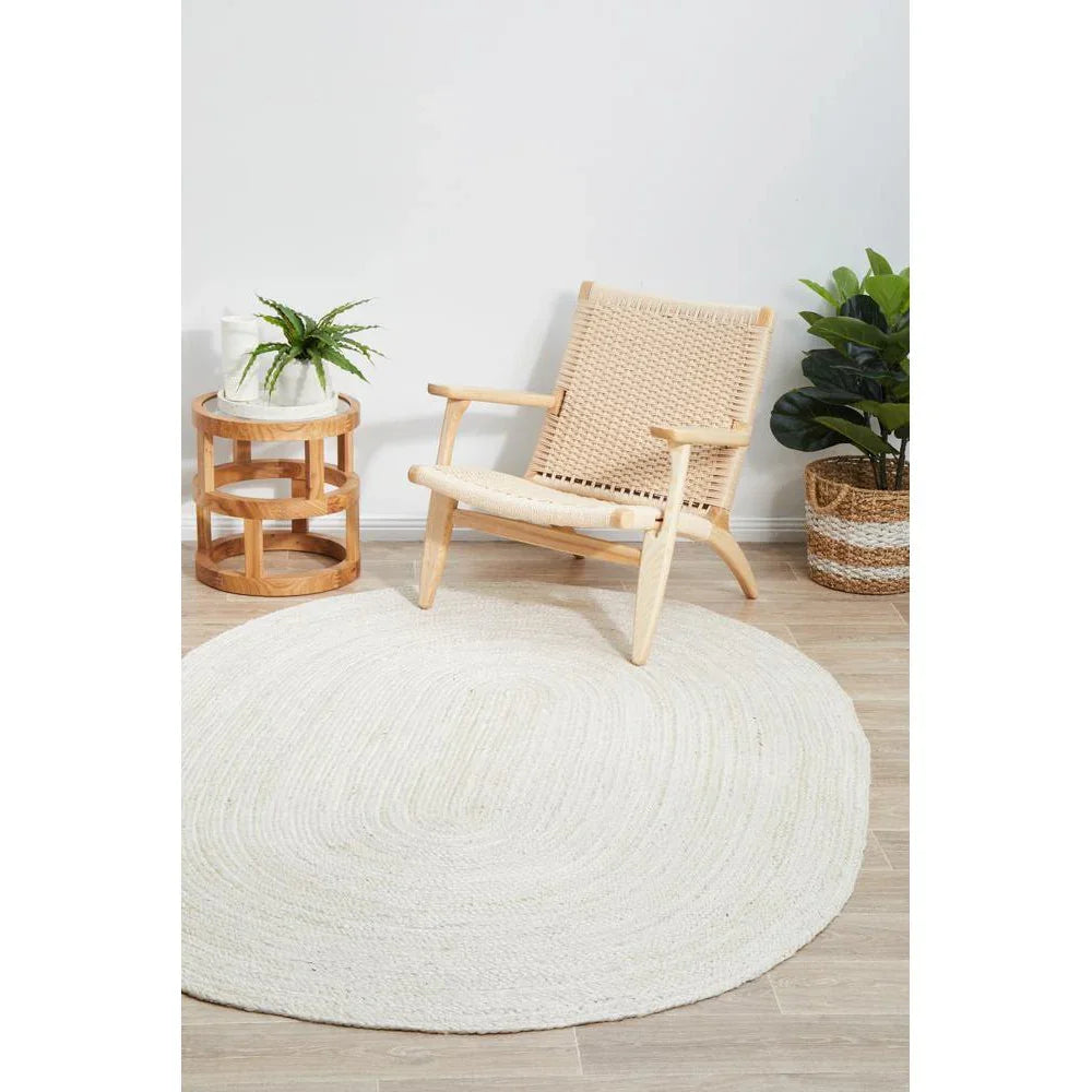 Bondi White Oval Rug - ICONIC RUGS