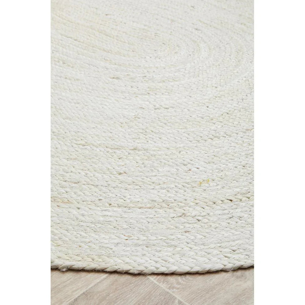 Bondi White Oval Rug - ICONIC RUGS
