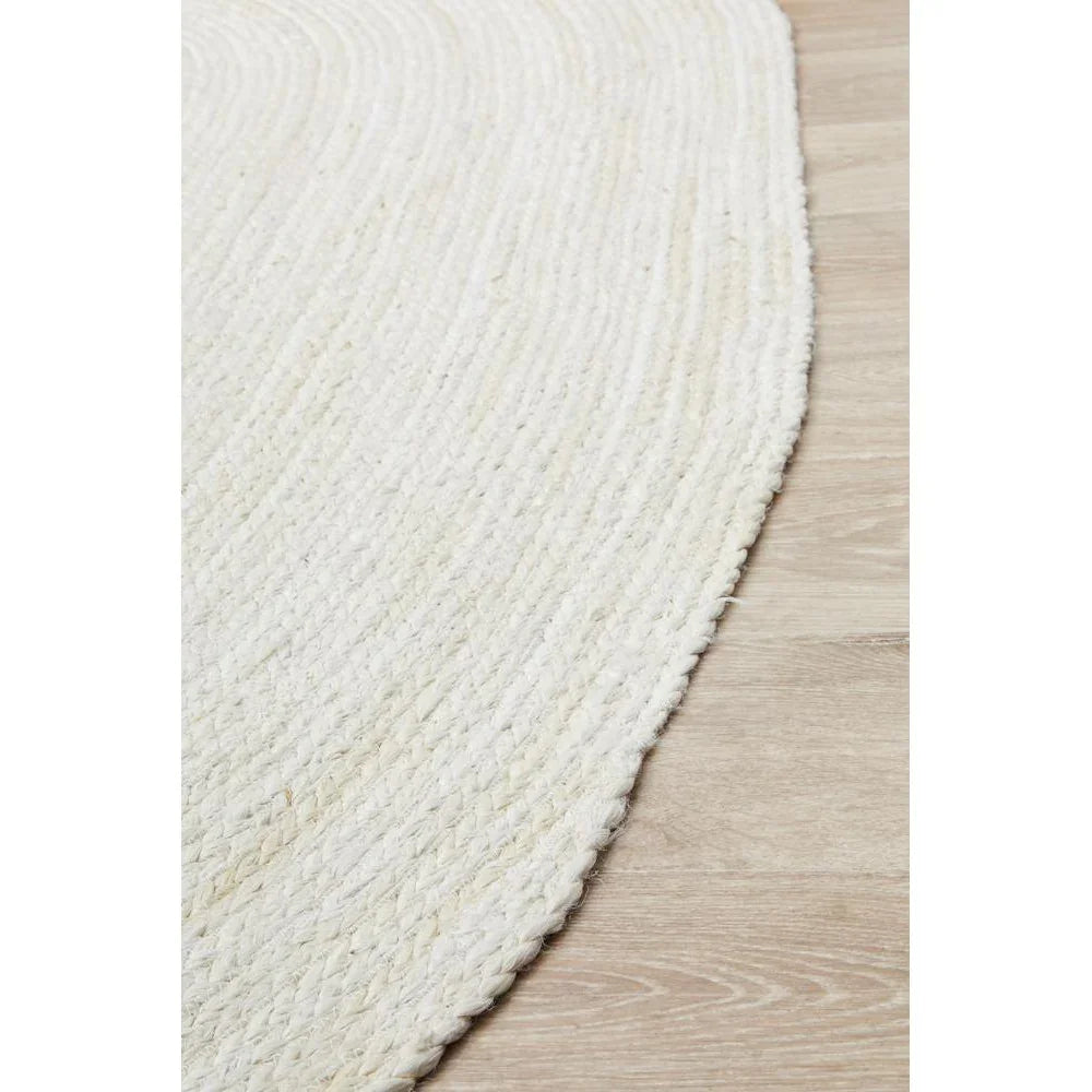 Bondi White Oval Rug - ICONIC RUGS