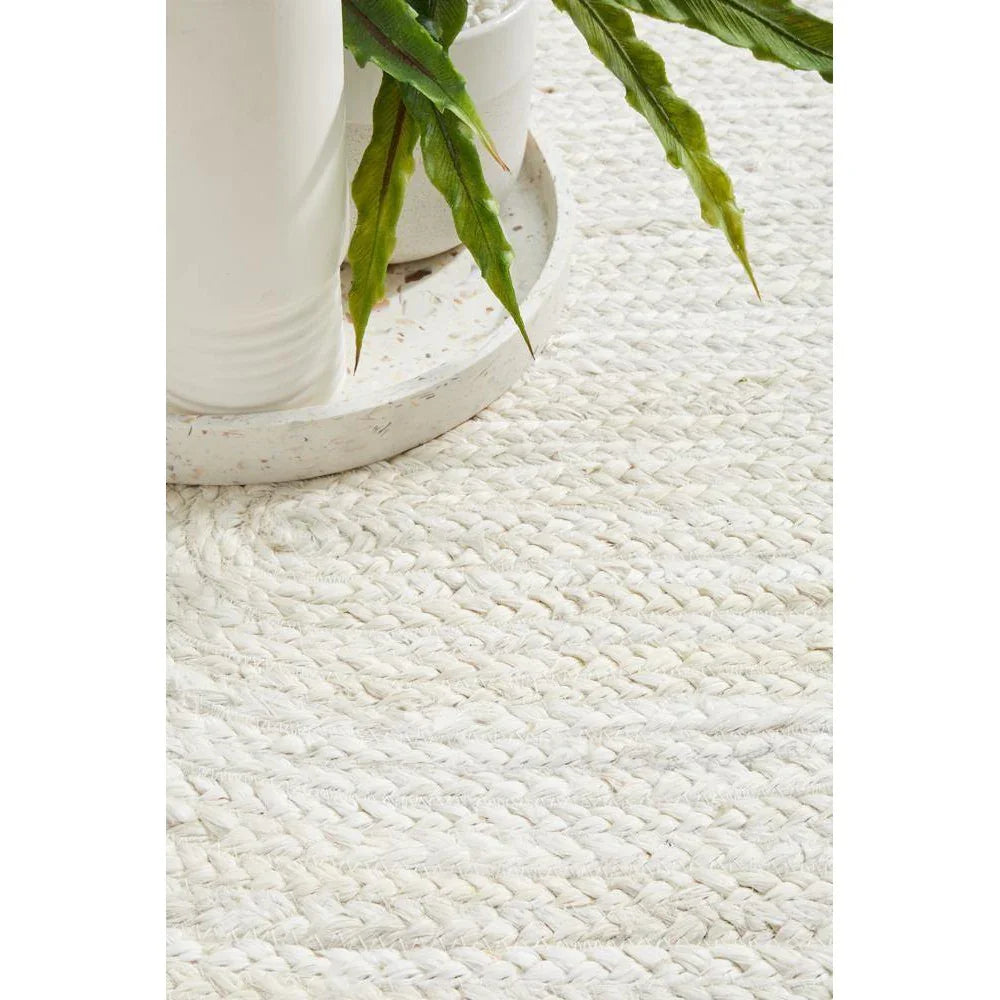 Bondi White Oval Rug - ICONIC RUGS