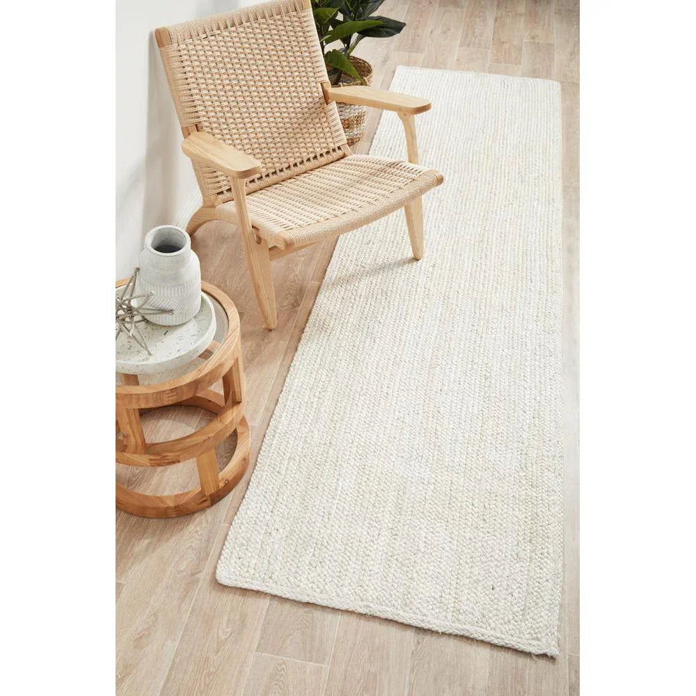 Bondi White Runner Rug - ICONIC RUGS