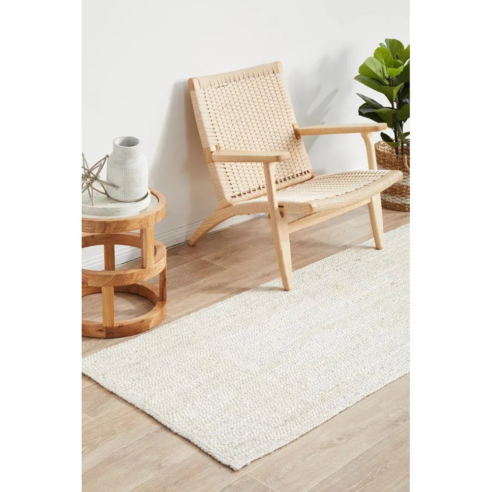 Bondi White Runner Rug - ICONIC RUGS