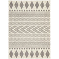 Mirage Adani  Modern Tribal Design Grey Rug - ICONIC RUGS