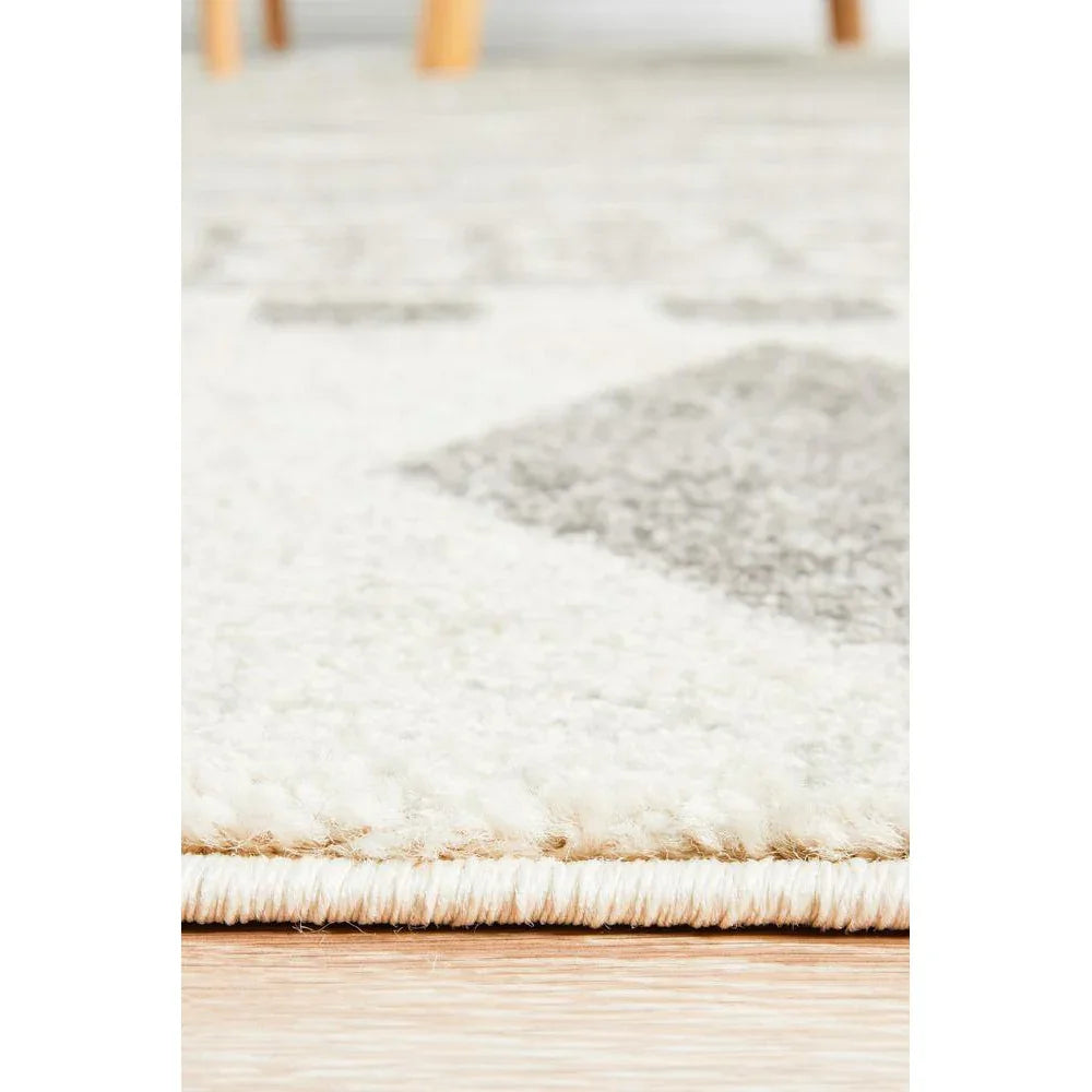 Mirage Adani  Modern Tribal Design Grey Rug - ICONIC RUGS