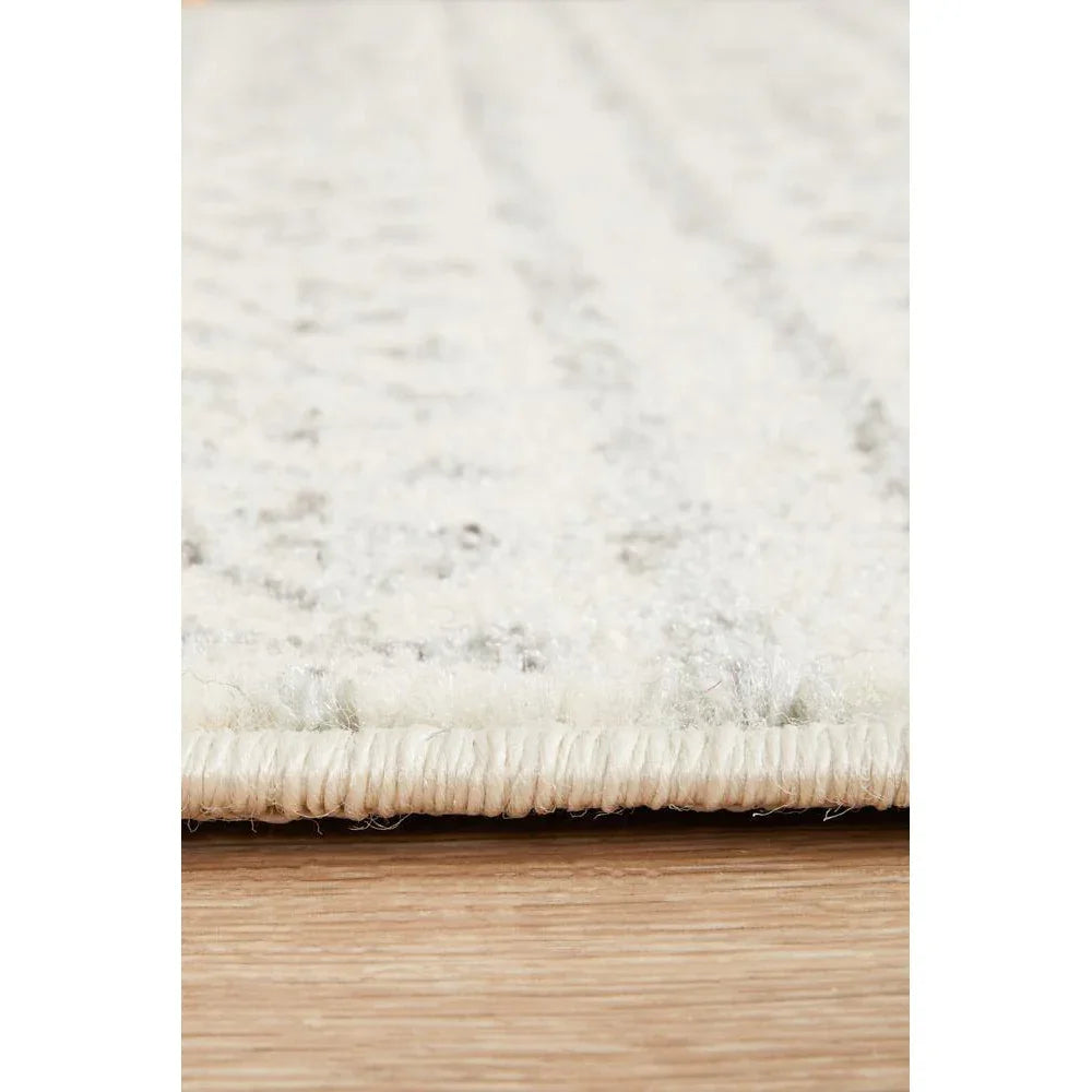 Mirage Adani  Modern Tribal Design Grey Runner Rug - ICONIC RUGS