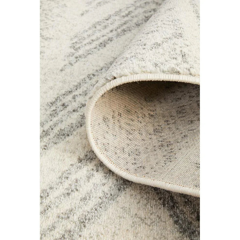 Mirage Adani  Modern Tribal Design Grey Runner Rug - ICONIC RUGS