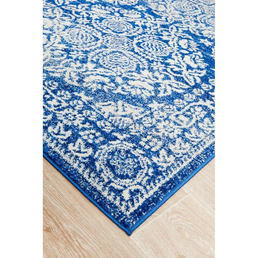 Mirage Gwyneth Stunning Transitional Navy Rug - ICONIC RUGS
