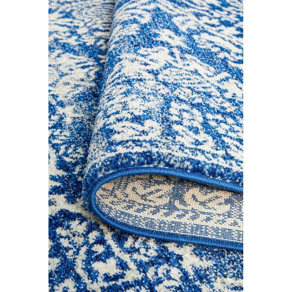 Mirage Gwyneth Stunning Transitional Navy Rug - ICONIC RUGS