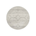 Mirage Gwyneth Stunning Transitional Silver Round Rug - ICONIC RUGS