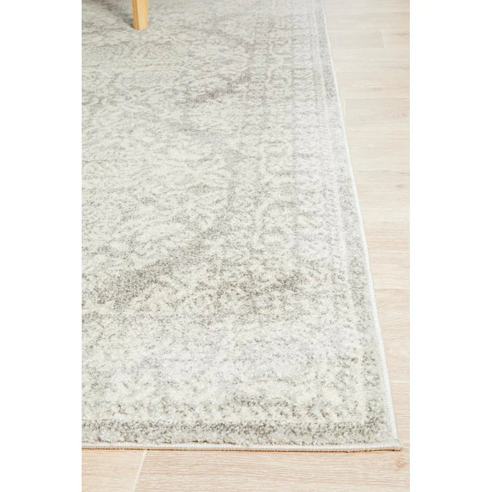 Mirage Gwyneth Stunning Transitional Silver Rug - ICONIC RUGS