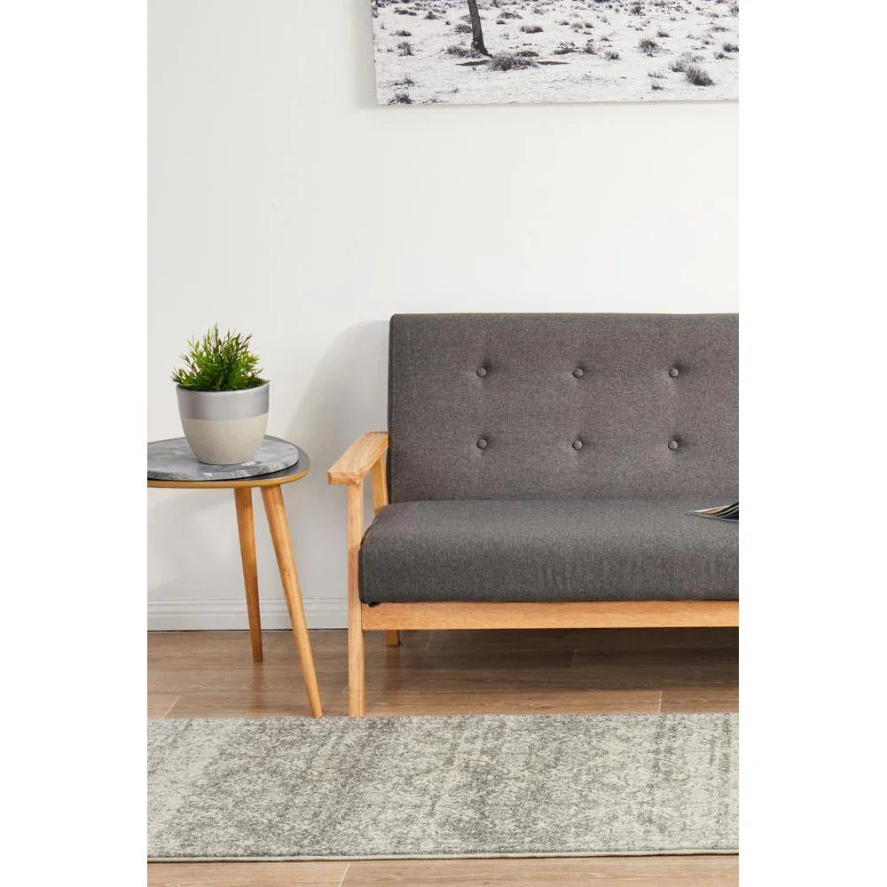 Mirage Gwyneth Stunning Transitional Silver Runner Rug - ICONIC RUGS