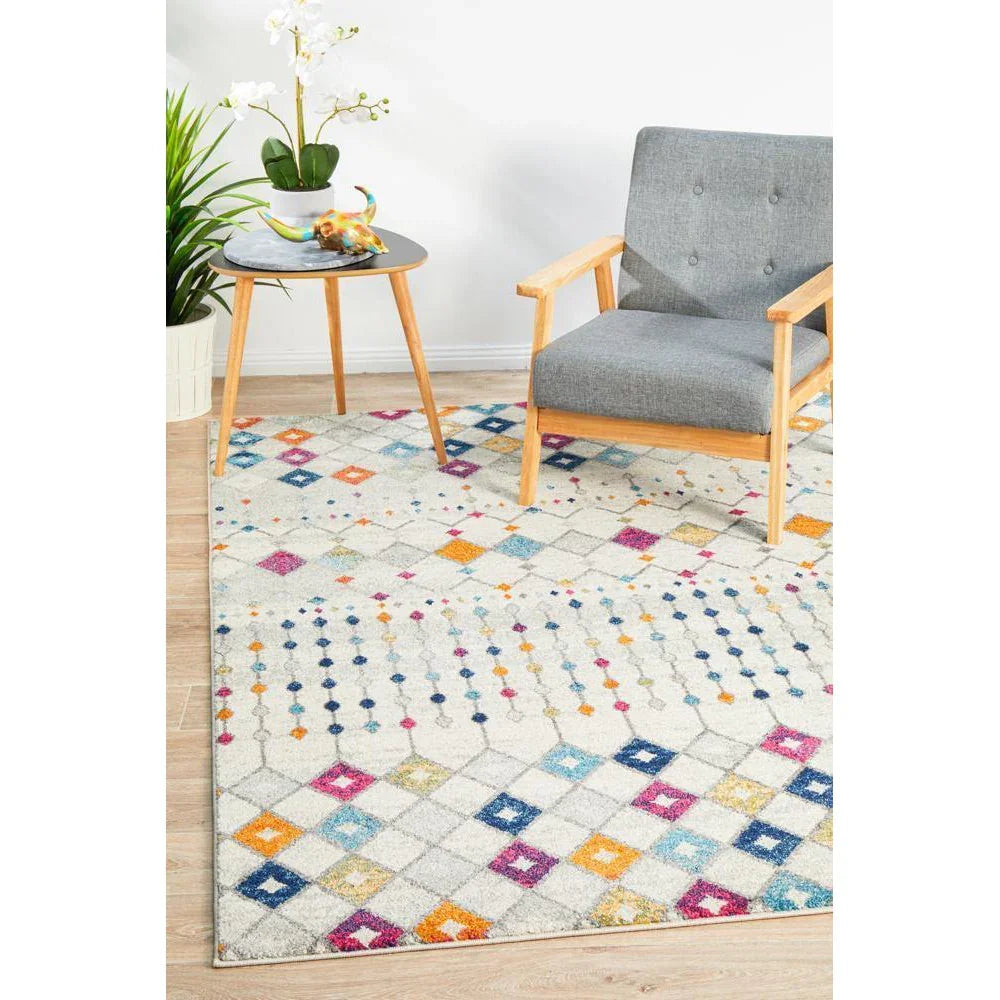 Mirage Peggy Tribal Morrocan Style Multi Rug - ICONIC RUGS
