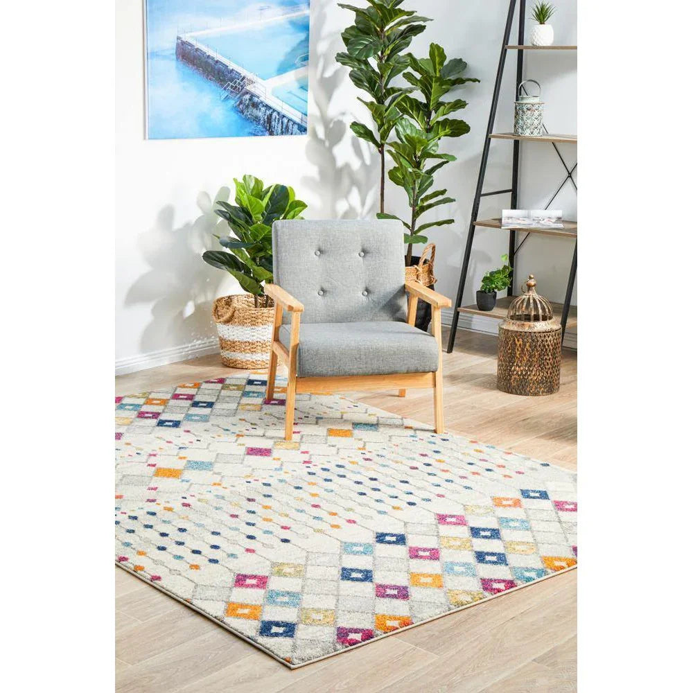 Mirage Peggy Tribal Morrocan Style Multi Rug - ICONIC RUGS