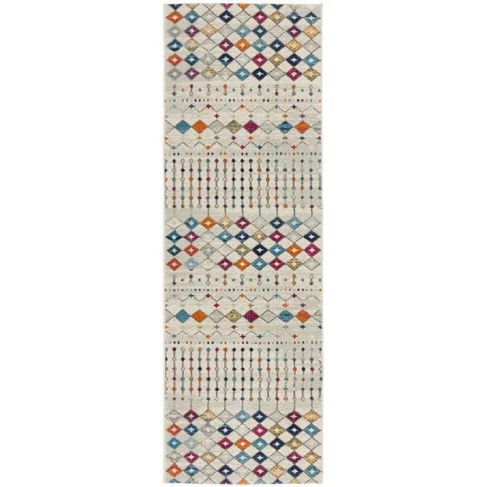 Mirage Peggy Tribal Morrocan Style Multi Runner Rug - ICONIC RUGS