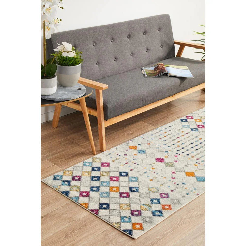 Mirage Peggy Tribal Morrocan Style Multi Runner Rug - ICONIC RUGS