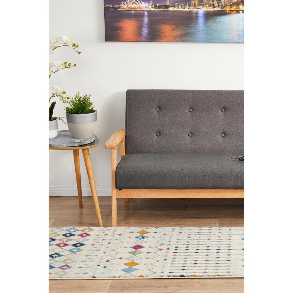 Mirage Peggy Tribal Morrocan Style Multi Runner Rug - ICONIC RUGS