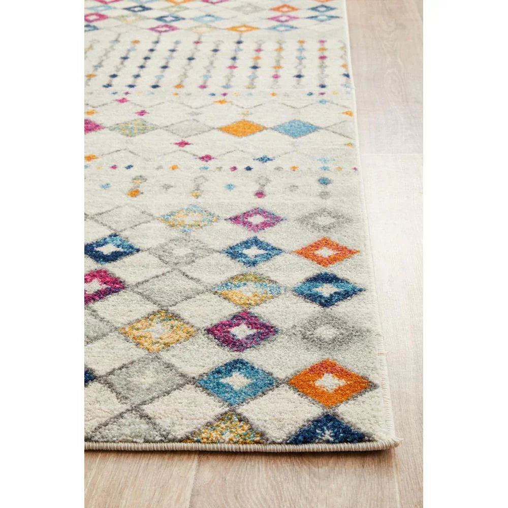 Mirage Peggy Tribal Morrocan Style Multi Runner Rug - ICONIC RUGS